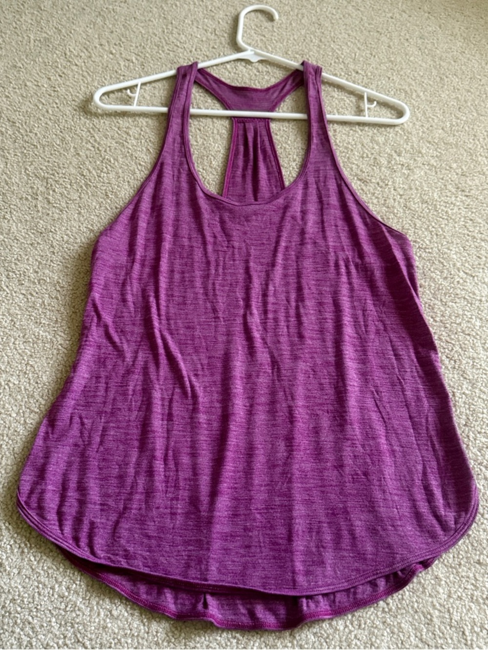 lululemon athletica Plum Racerback Tank Top